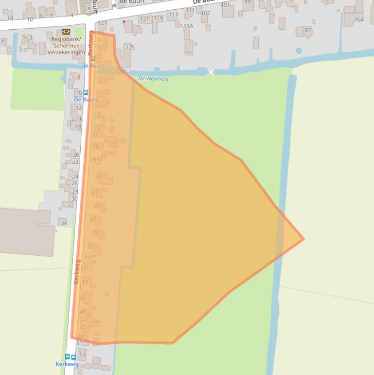 Kaart van postcodegebied 1606AM.