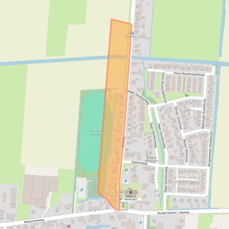 Kaart van postcodegebied 1606AT.