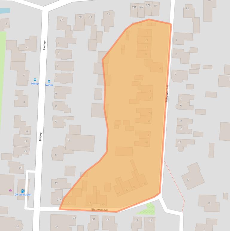 Kaart van postcodegebied 1606BM.