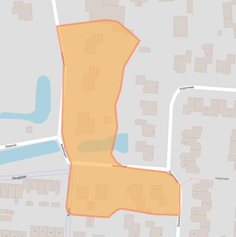 Kaart van postcodegebied 1606CE.