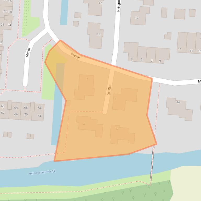 Kaart van postcodegebied 1606CK.