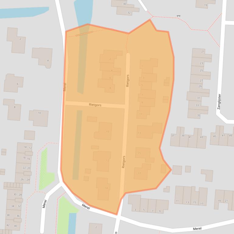 Kaart van postcodegebied 1606CL.