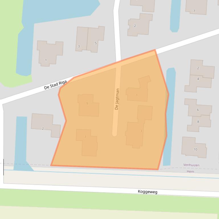 Kaart van postcodegebied 1606DD.