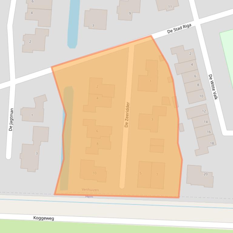 Kaart van postcodegebied 1606DG.