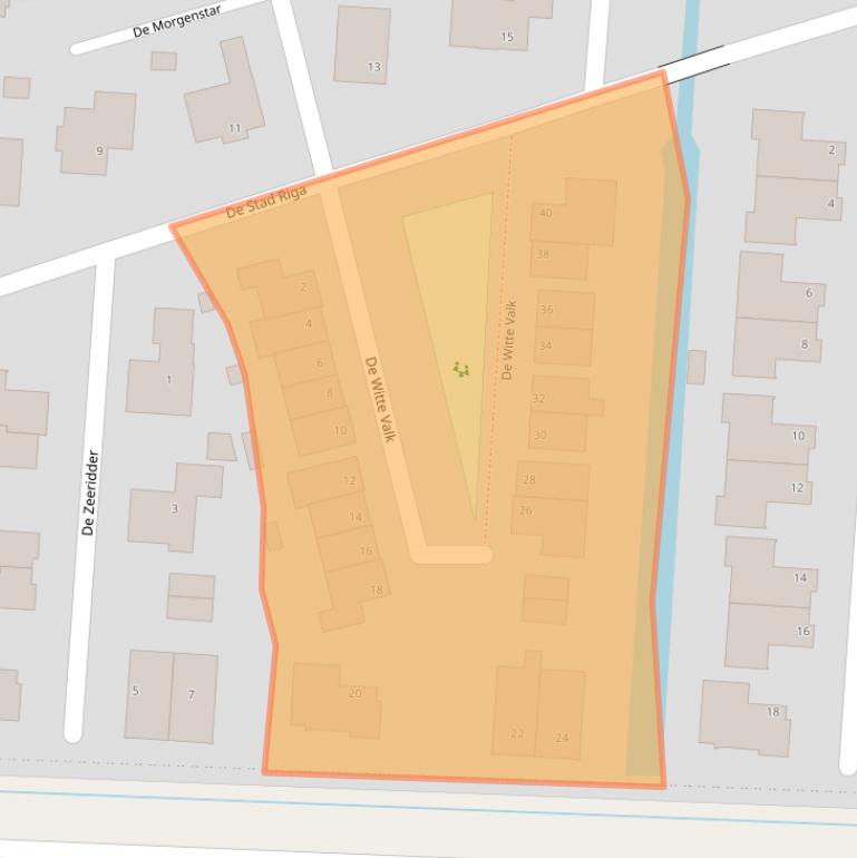 Kaart van postcodegebied 1606DJ.