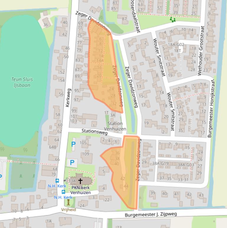 Kaart van postcodegebied 1606XB.