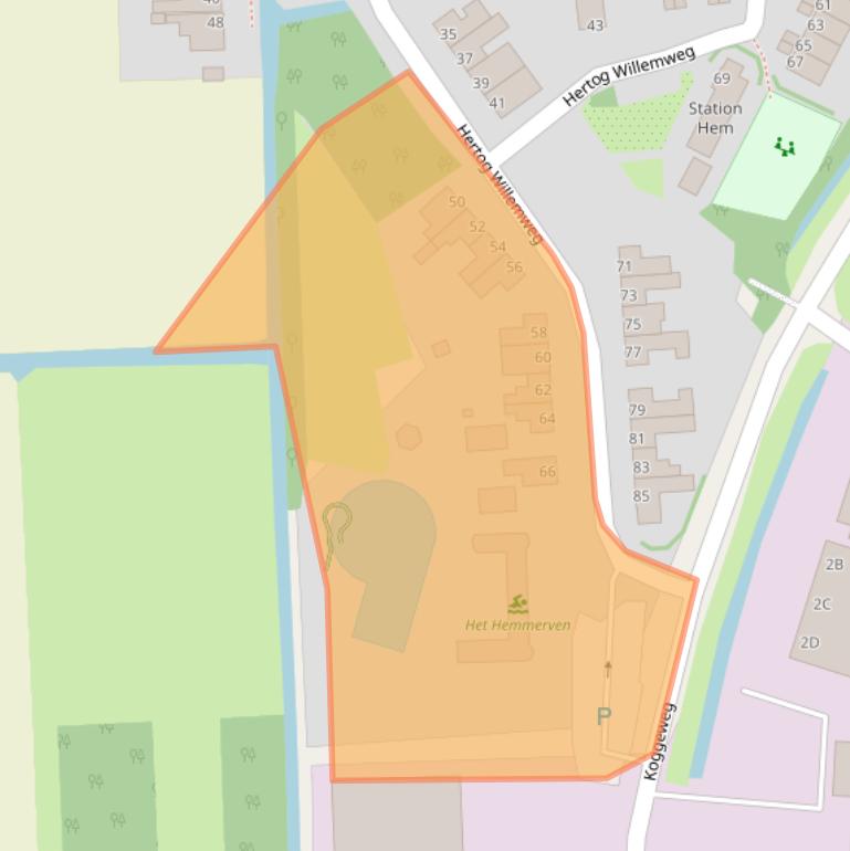 Kaart van postcodegebied 1607CZ.