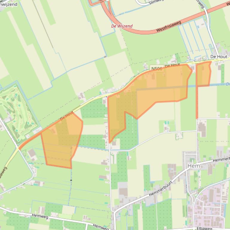 Kaart van postcodegebied 1607HB.