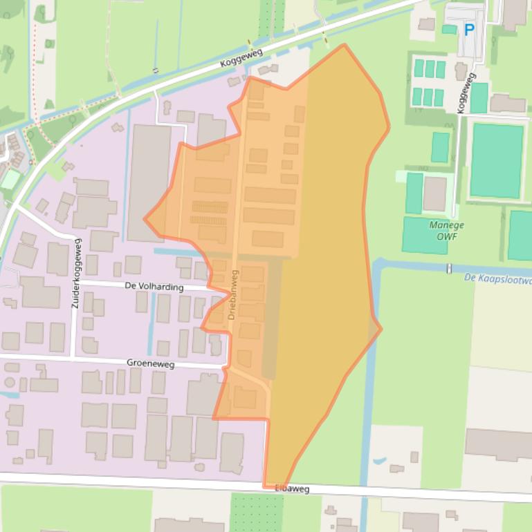 Kaart van postcodegebied 1607ML.