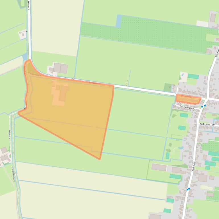 Kaart van postcodegebied 1608EH.