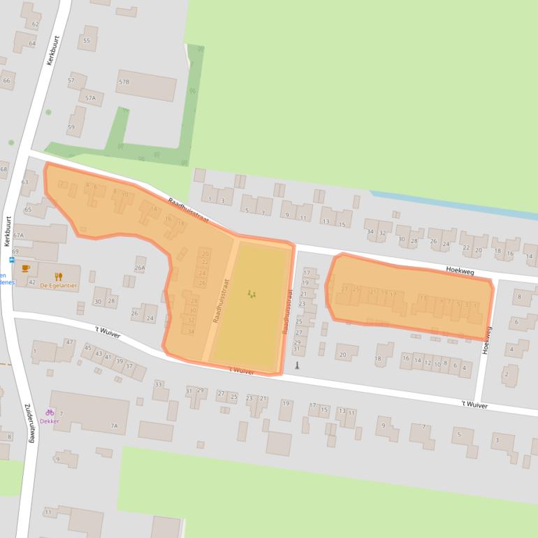 Kaart van postcodegebied 1608ER.