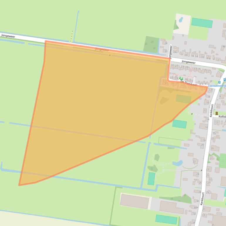 Kaart van postcodegebied 1608GA.