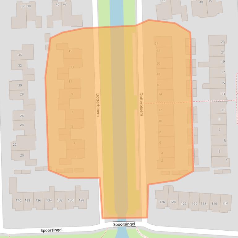 Kaart van postcodegebied 1611BP.