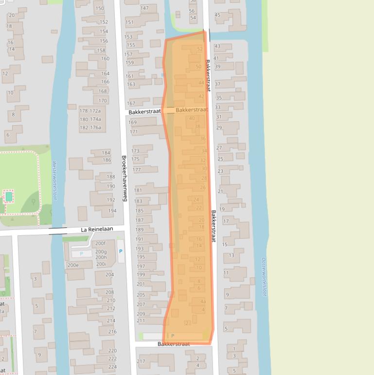 Kaart van postcodegebied 1611CV.