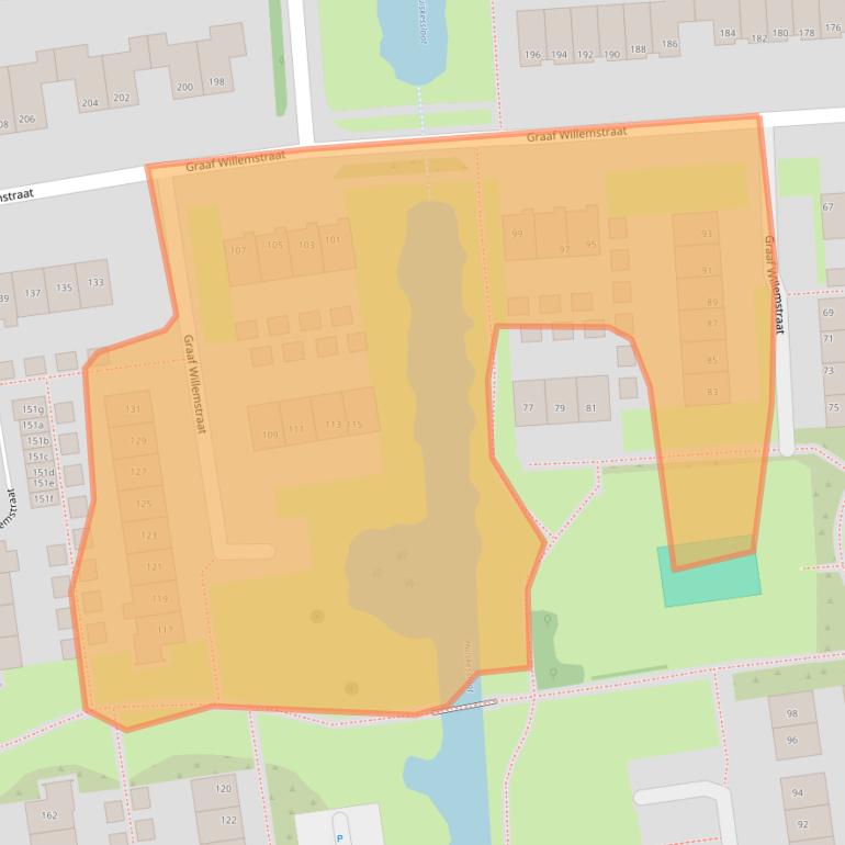 Kaart van postcodegebied 1611HC.