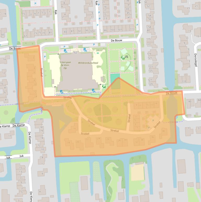 Kaart van postcodegebied 1611JV.