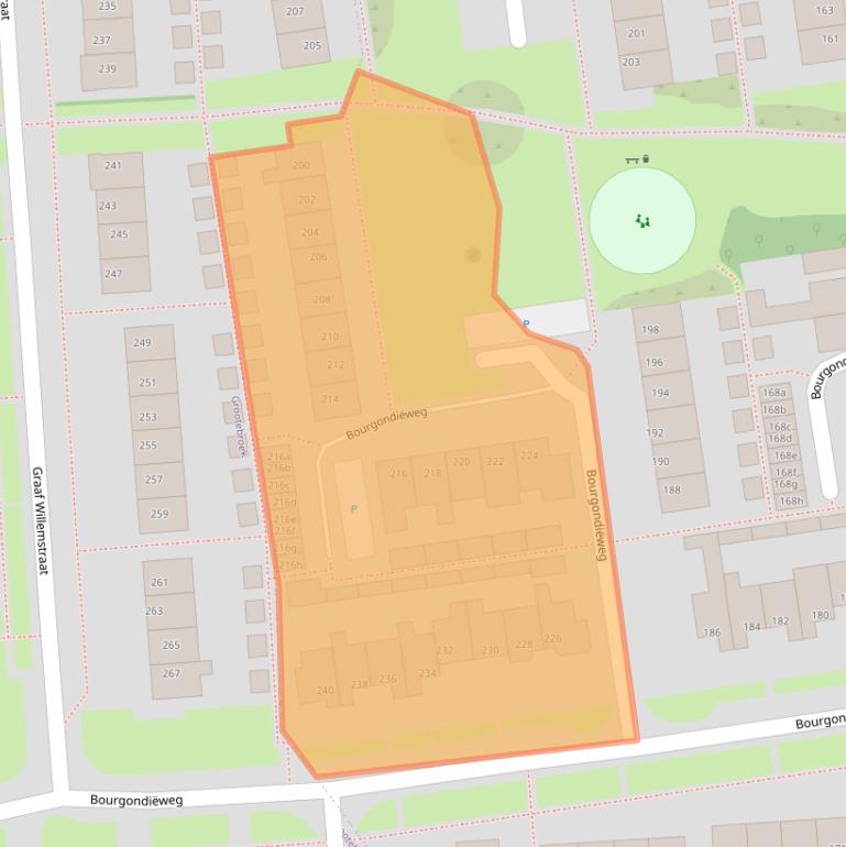 Kaart van postcodegebied 1611WR.