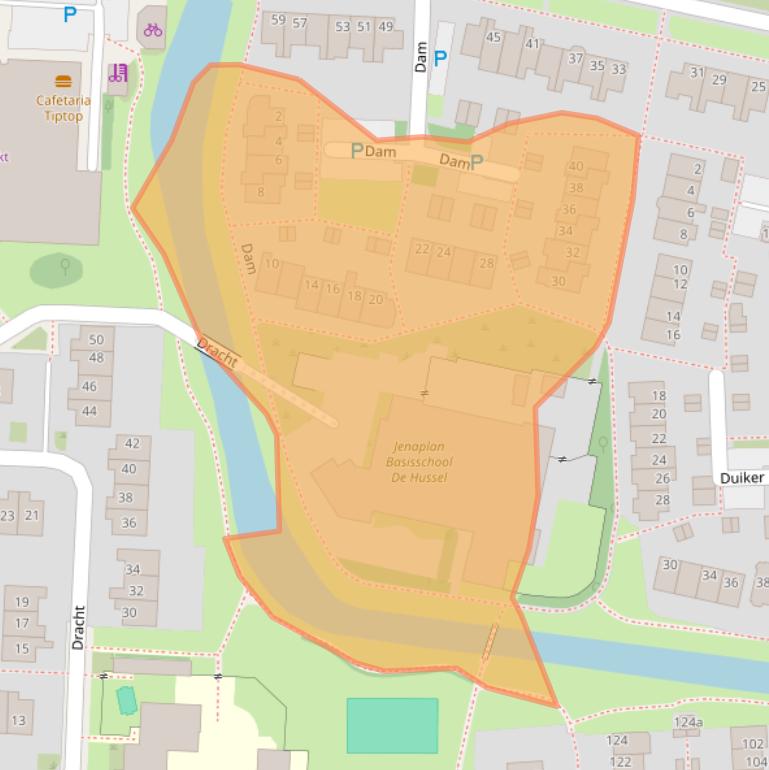Kaart van postcodegebied 1613AL.