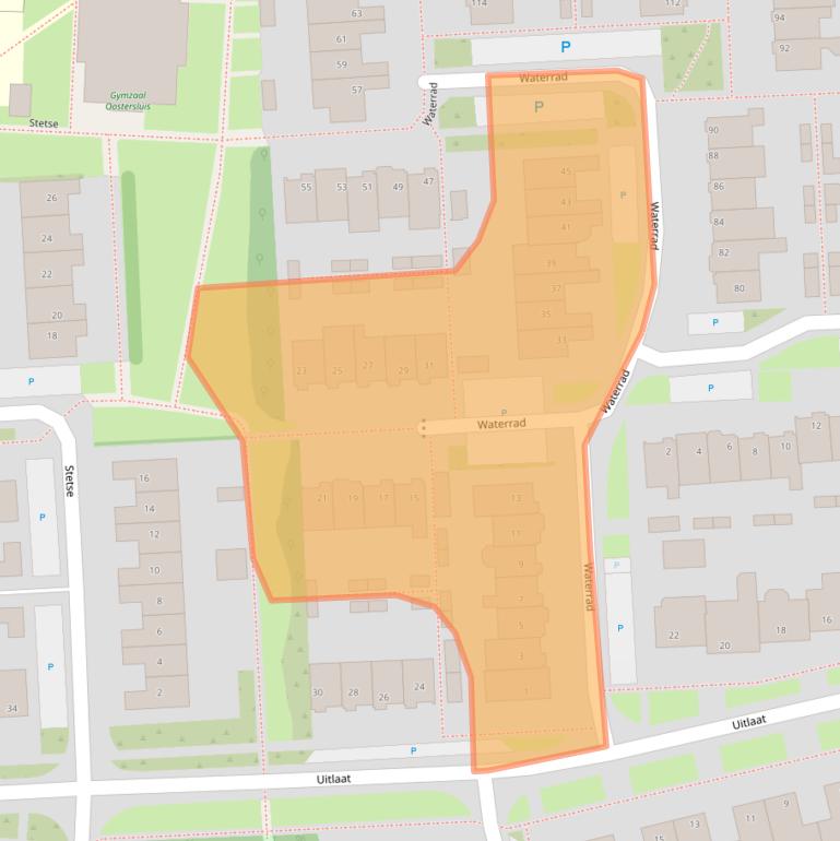 Kaart van postcodegebied 1613CS.