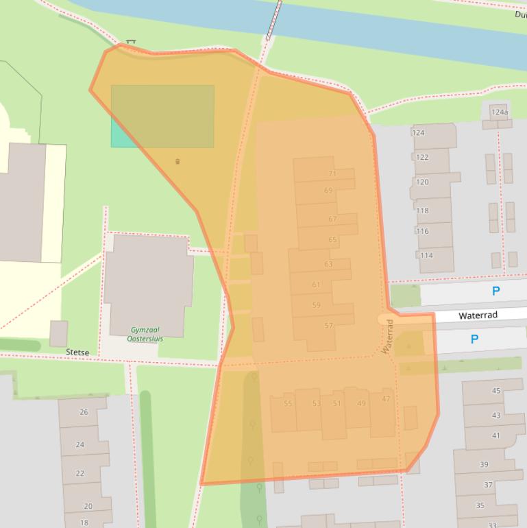 Kaart van postcodegebied 1613CT.