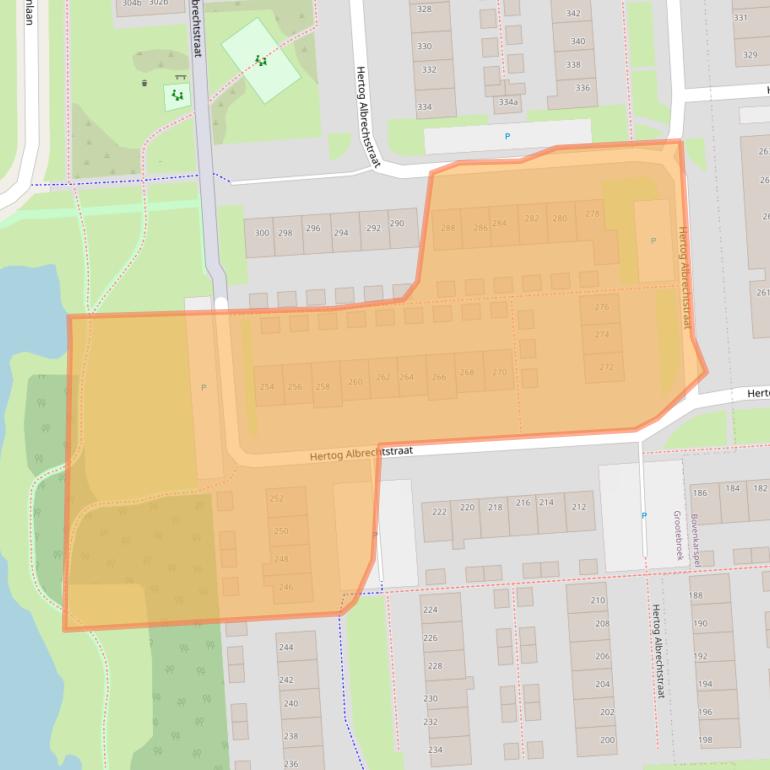 Kaart van postcodegebied 1613GV.