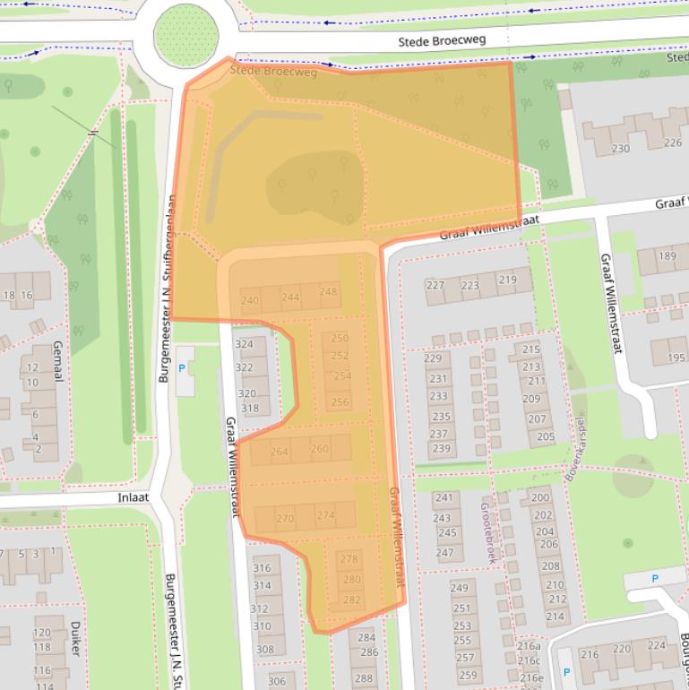 Kaart van postcodegebied 1613HR.