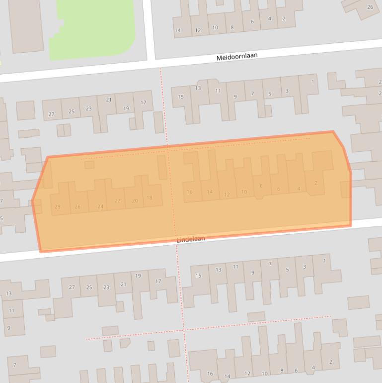 Kaart van postcodegebied 1613VG.