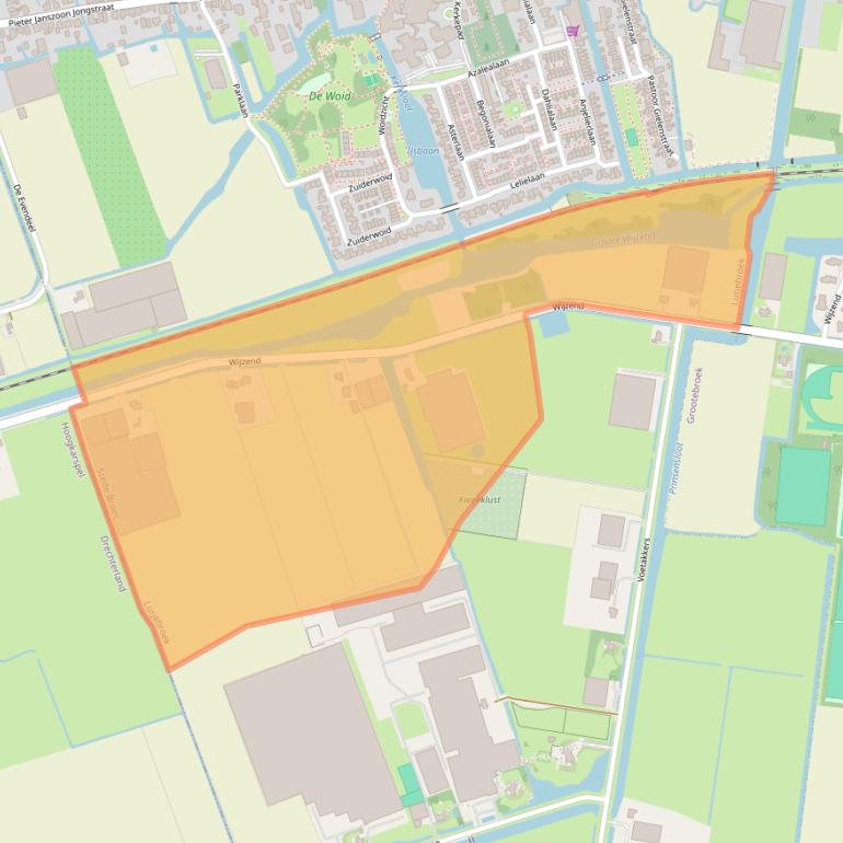 Kaart van postcodegebied 1614MD.