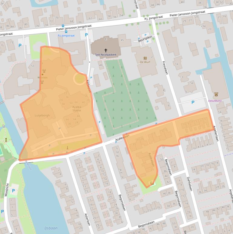 Kaart van postcodegebied 1614SN.