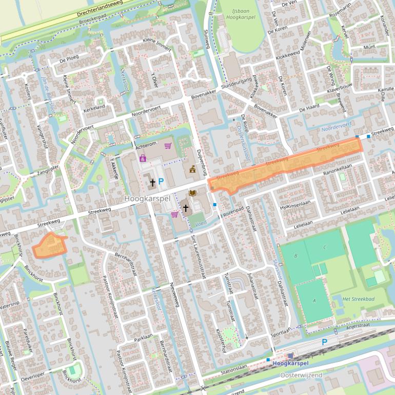 Kaart van postcodegebied 1616AP.