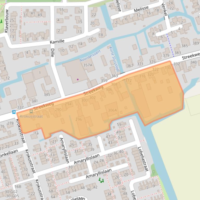 Kaart van postcodegebied 1616AR.