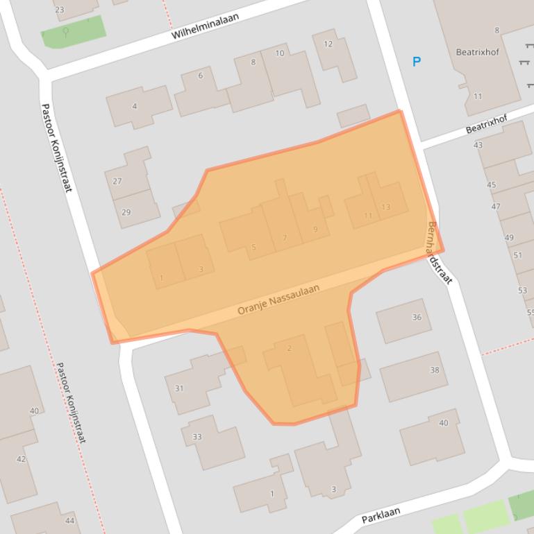 Kaart van postcodegebied 1616BN.