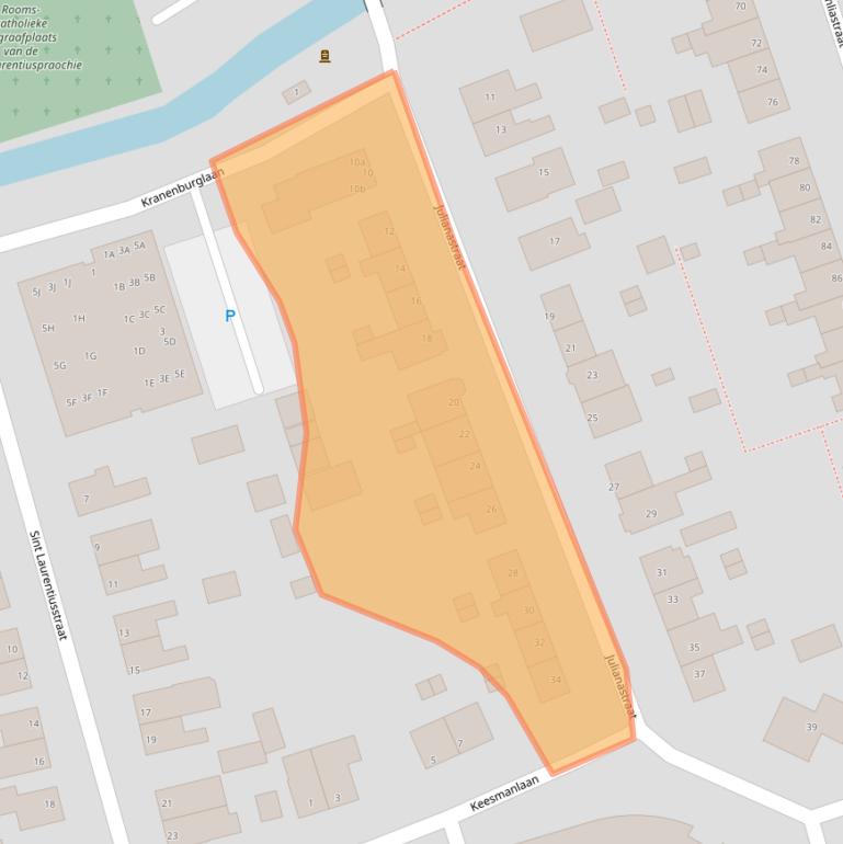 Kaart van postcodegebied 1616CK.