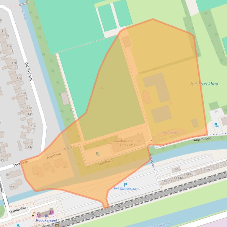 Kaart van postcodegebied 1616CN.