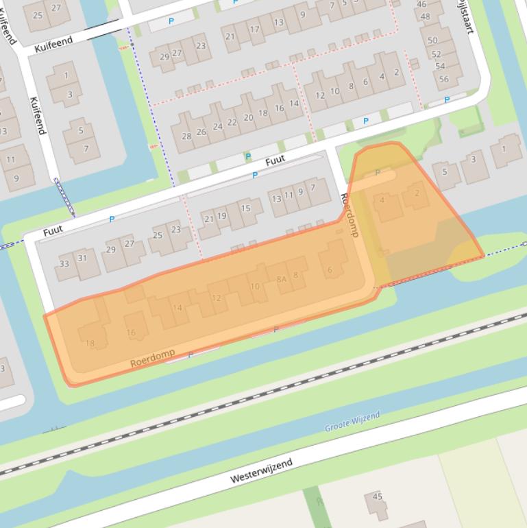 Kaart van postcodegebied 1616GS.