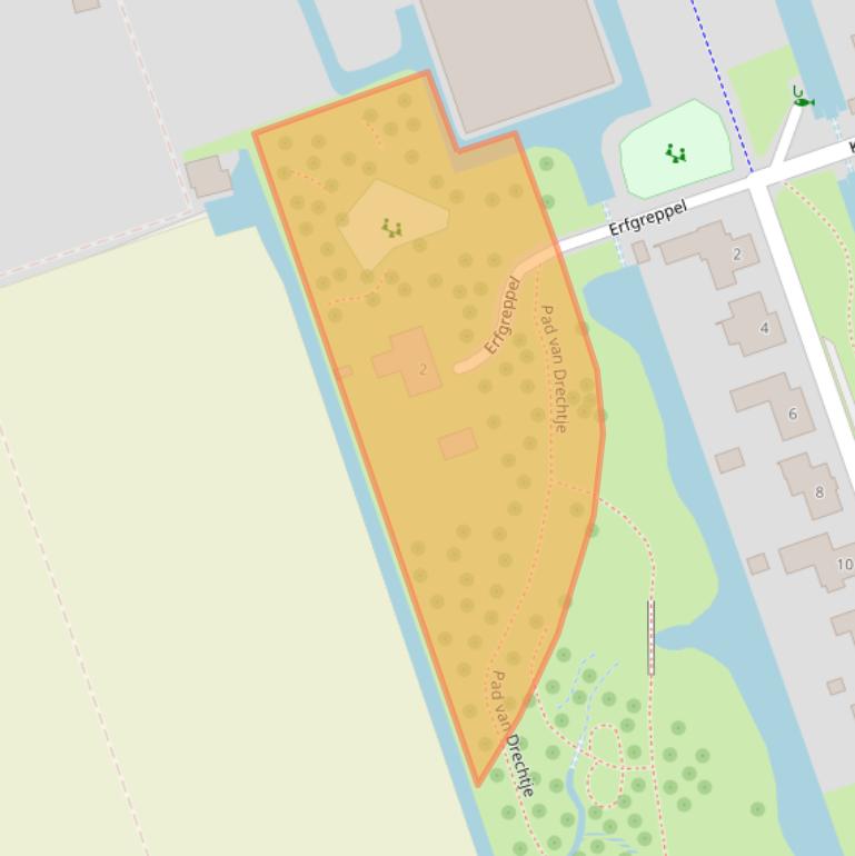 Kaart van postcodegebied 1616KN.