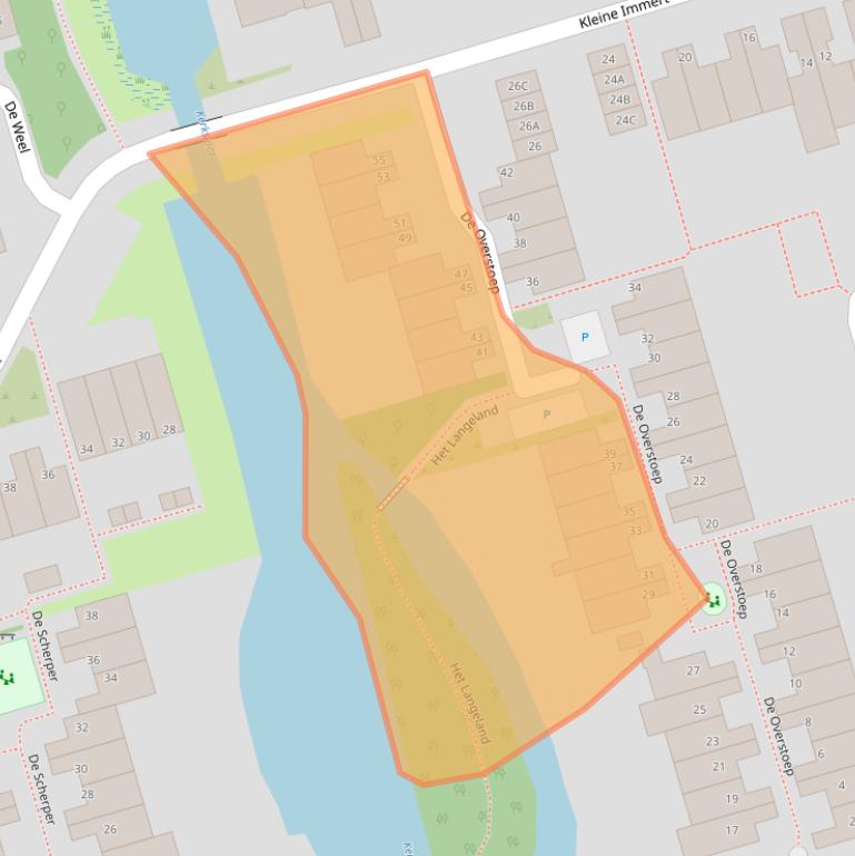 Kaart van postcodegebied 1616RK.