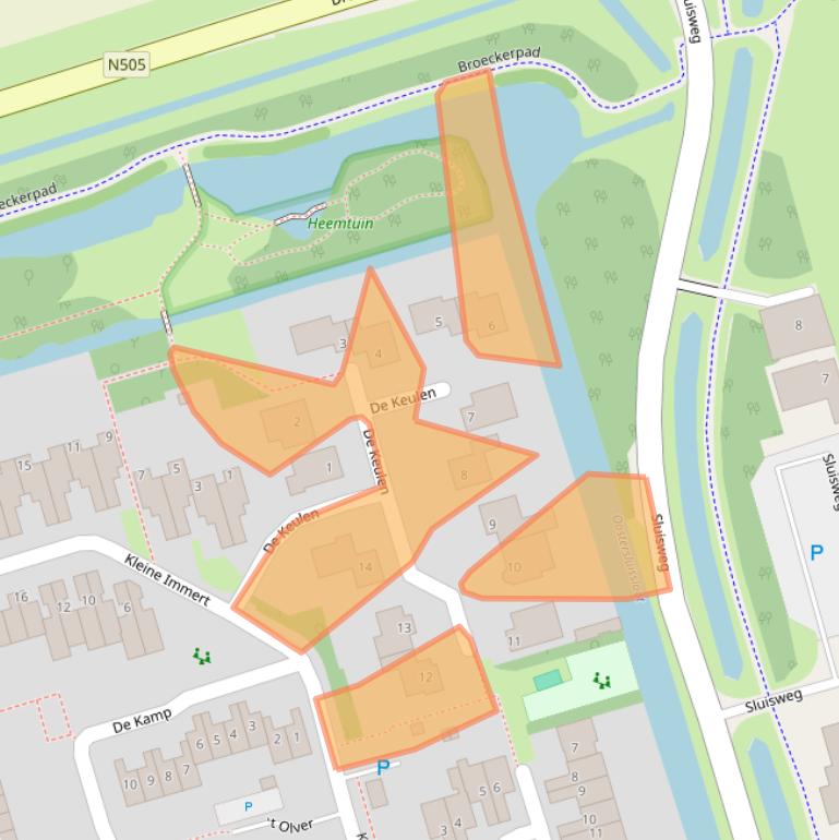 Kaart van postcodegebied 1616RS.