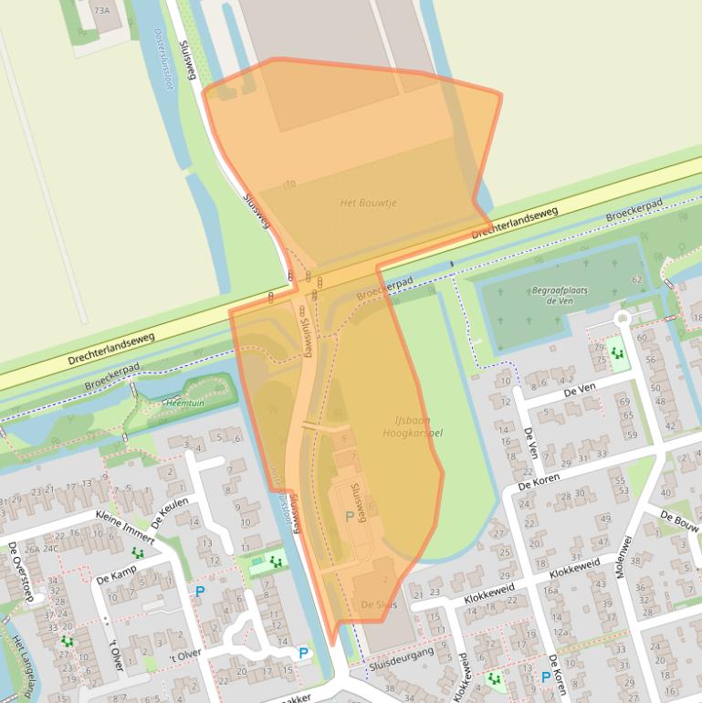 Kaart van postcodegebied 1616RT.