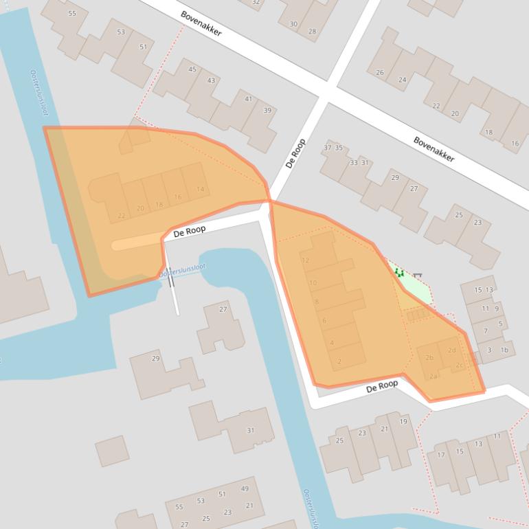 Kaart van postcodegebied 1616SC.