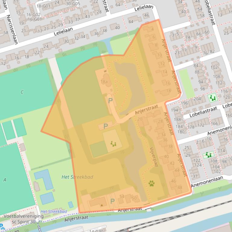 Kaart van postcodegebied 1616XG.