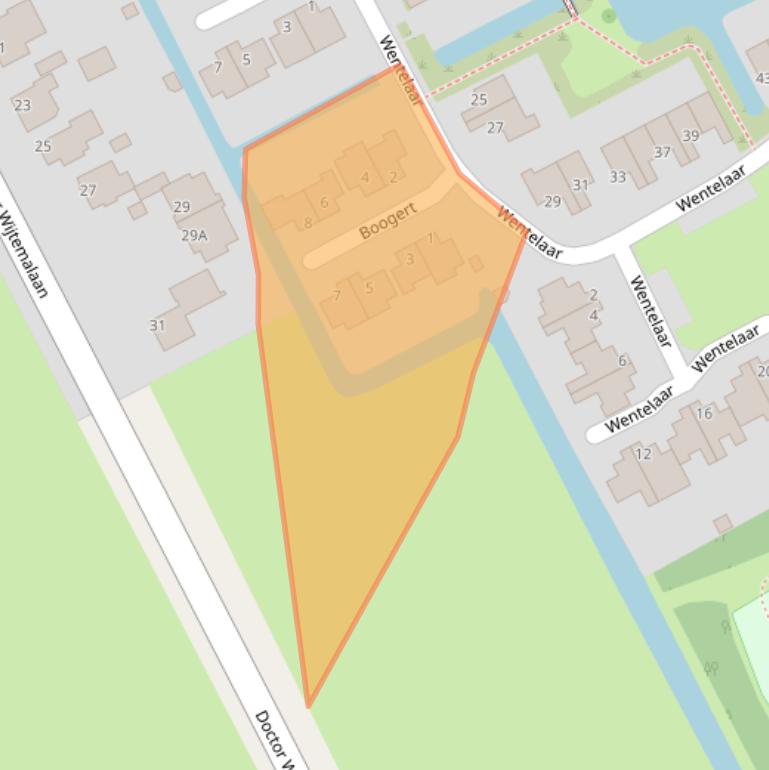 Kaart van postcodegebied 1617JT.