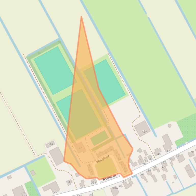 Kaart van postcodegebied 1617KG.