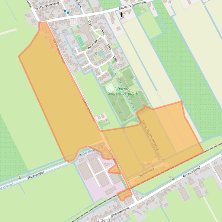 Kaart van postcodegebied 1617KJ.