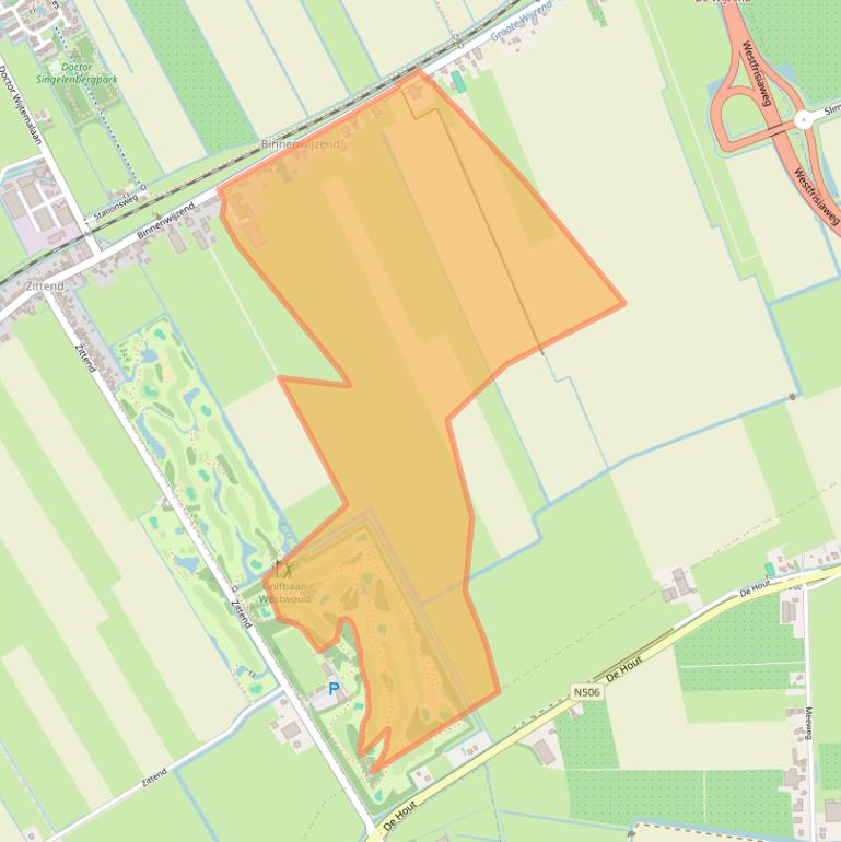 Kaart van postcodegebied 1617KW.