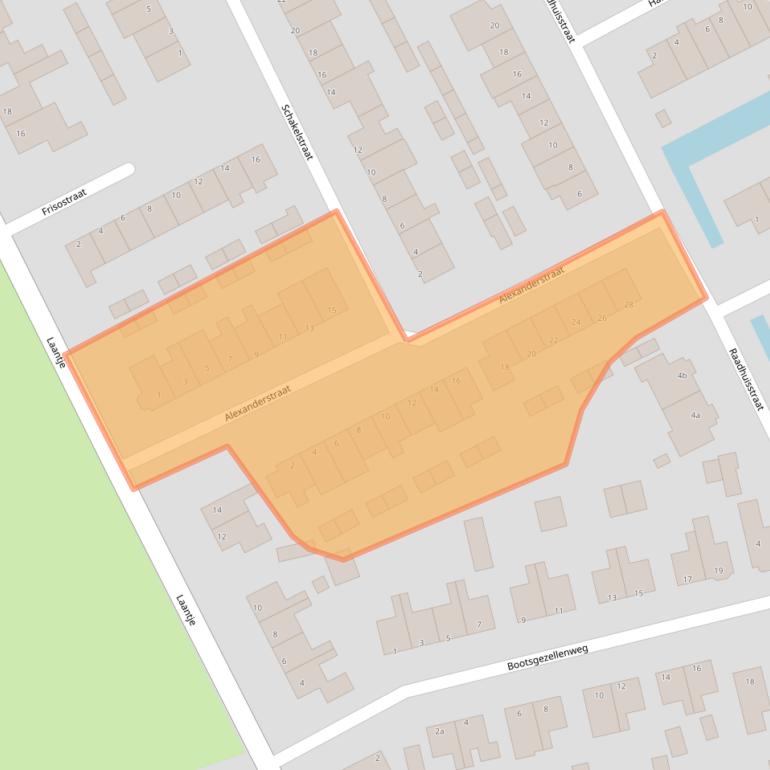 Kaart van postcodegebied 1617VB.