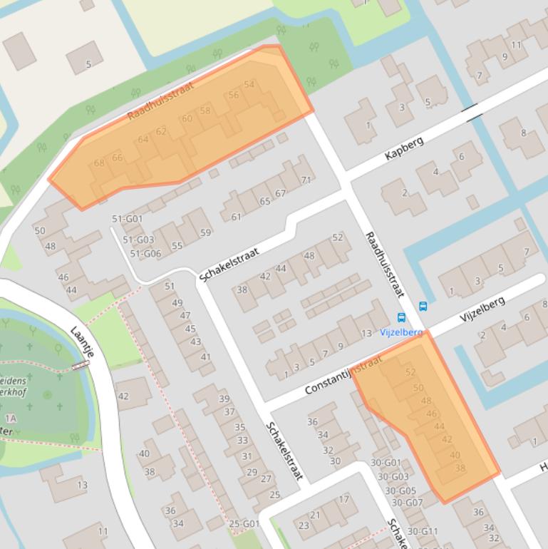 Kaart van postcodegebied 1617VM.