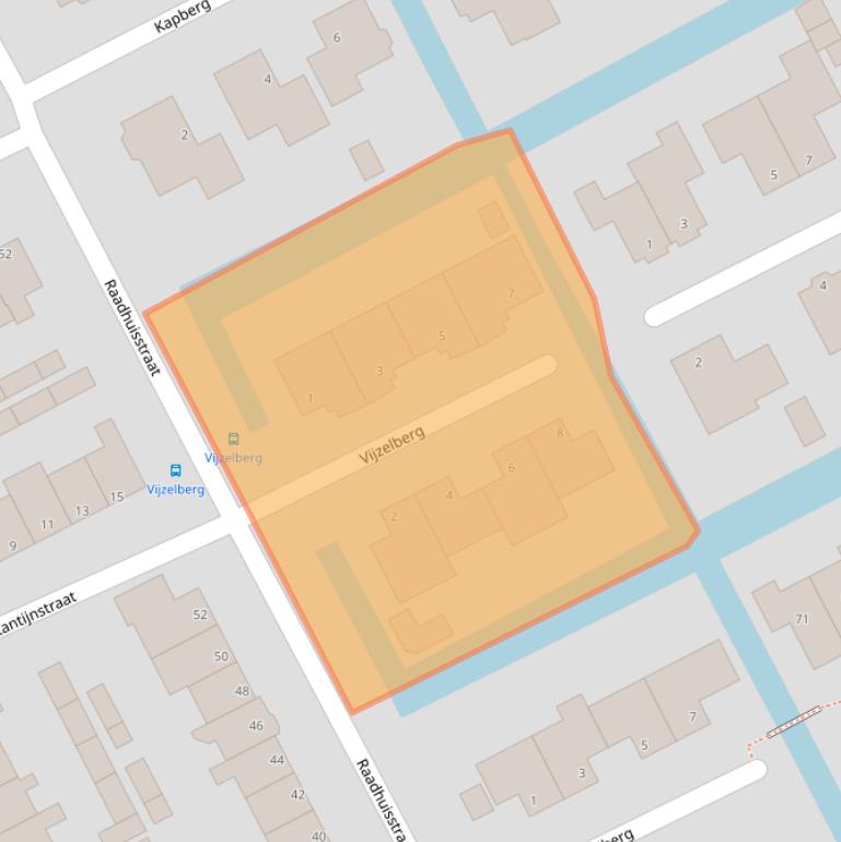 Kaart van postcodegebied 1617VR.