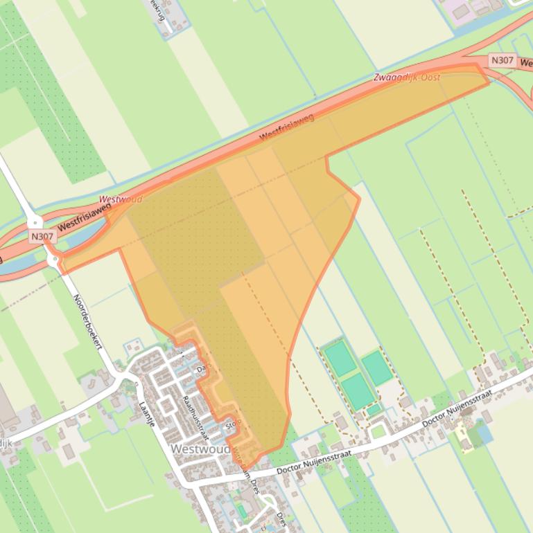 Kaart van postcodegebied 1617VX.