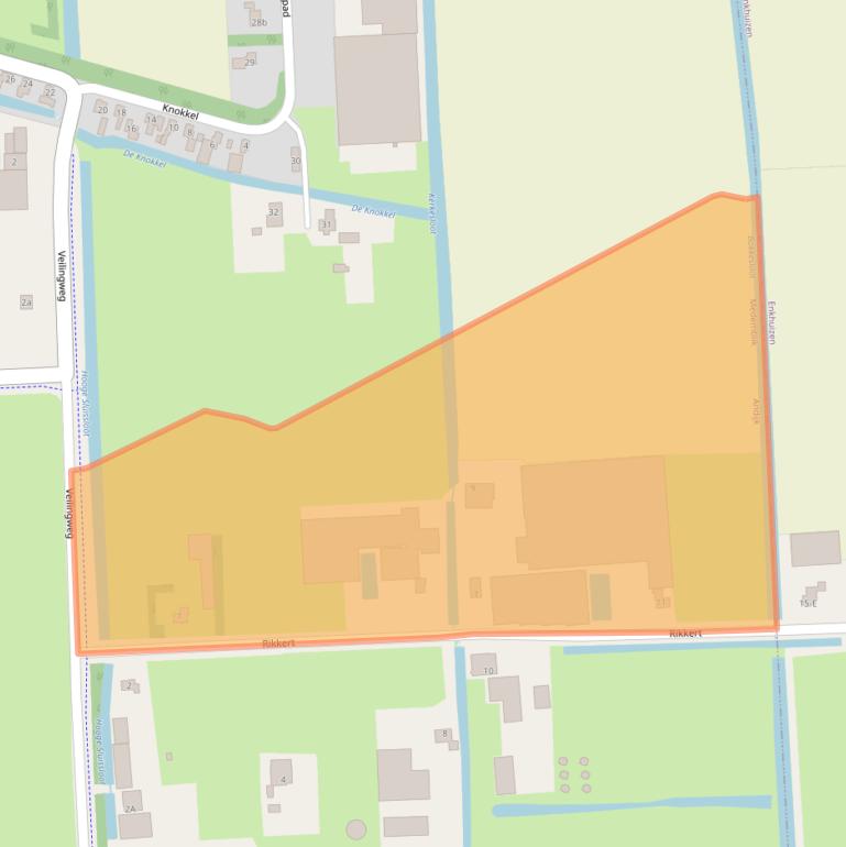 Kaart van postcodegebied 1619AP.